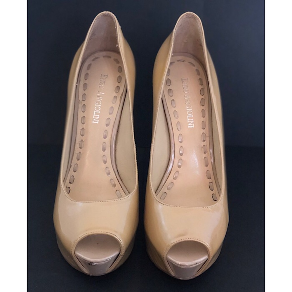 Tan stilettos